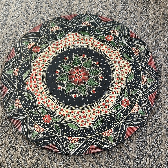 Target accents target round table centerpiece charger boho table